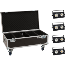 Eurolite Set 4x Audience Blinder 2x100W LED COB WW + Case világítás