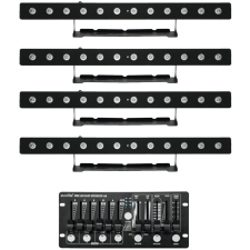 Eurolite Set 4x LED PIX-12 HCL + Controller világítás