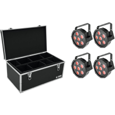 Eurolite Set 4x LED SLS-6 TCL Spot + Case TDV-1 világítás