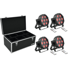 Eurolite Set 4x LED SLS-7 HCL Floor + Case TDV-1 világítás
