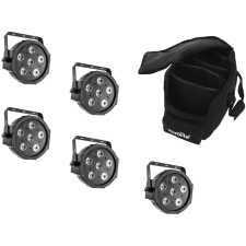 Eurolite Set 5x LED SLS-6 TCL Spot + Soft Bag világítás