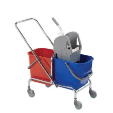 Euromop felmosó kocsi, Carrelli Strizzatori, 2x15 literes, 6021005 takarító és háztartási eszköz