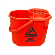 Euromop felmosóvödör, csavarókosárral, 12 literes, piros, 3001067.02 takarító és háztartási eszköz