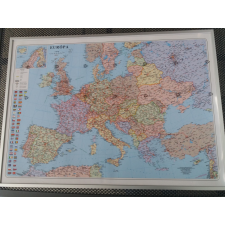 Európa falitérkép keretezett 70x50 cm Európa térkép közigazgatási magyar nyelvű térkép