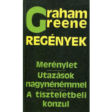 Európa Könyvkiadó Graham Greene regények (Merénylet. Utazások. A tiszteletbeli konzul.) antikvárium - használt könyv