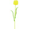 EuroPalms Kristálytulipán  sárga  művirág  61cm 12x 12cm