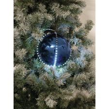 EuroPalms LED hógolyó 8cm sötétkék 5x világítás