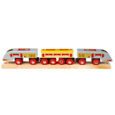 Eurostar gyorsvonat és sínszett - Bigjigs Rail vágány
