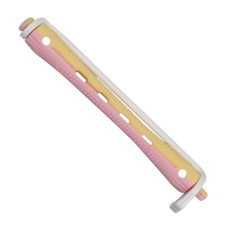 Eurostil Dauercsavaró Műanyag - Sárga-Rózsaszín 9,1cm,8mm 12db/cs 00902 hajápoló eszköz