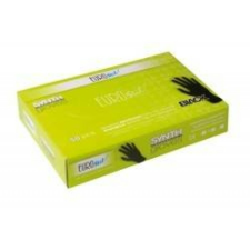 Eurostil fekete festőkesztyű L, 50 db fodrászkellék