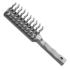 Eurostil műanyag, szürke hajkefe fodrászkellék