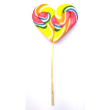 Eurosweet Hurrikán Heart málna ízű nyalóka 30g csokoládé és édesség