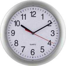 EuroTime Analóg kvarc falióra, O 25 cm, ezüst (22222) (22222) falióra