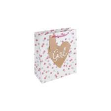 Eurowrap Ltd. Eurowrap ajándéktasak (21,5x25x10 cm) Baby, Its a girl, rózsaszín (5) ajándéktasak