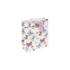 Eurowrap Ltd. Eurowrap ajándéktasak (21,5x25x10 cm) színes pillangós (5) ajándéktasak