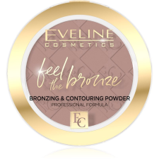 Eveline Cosmetics Feel The Bronze bronzosító és kontúrozó púder árnyalat 01 Milky Way 4 g arcpirosító, bronzosító