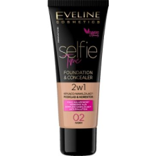 Eveline COSMETICS Selfie Time Foundation &amp; Concealer 02 Ivory, 30 ml (081751) smink alapozó