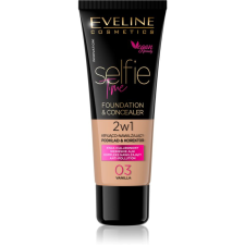 Eveline Cosmetics Selfie Time make-up és korrektor 2 az 1-ben árnyalat 03 Vanilla 30 ml korrektor