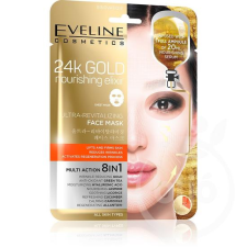 Eveline Multi aktív 8in1 textil acmaszk 24K arannyal arcpakolás, arcmaszk
