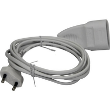 EverFlourish Hungary Kft. Földeletlen lengő hosszabbító, 3m, fehér hosszabbító, elosztó