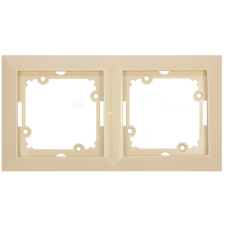 EverFlourish Hungary Kft. Kettes keret, bézs (Opal) villanyszerelés