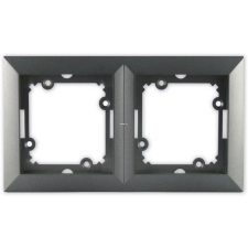 EverFlourish Hungary Kft. Kettes keret, grafit (Opal) villanyszerelés