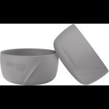 Everyday Baby Quiet Grey - szilikon, 2db (7350077265424) tányér és evőeszköz