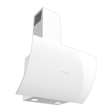 EVIDO CLIFF 60W vertikális páraelszívó,60cm, fehér üveg páraelszívó