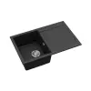 EVIDO Cubo 45S gránit mosogató, 780 x 500 mm,  antracit