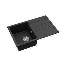 EVIDO Cubo 45S gránit mosogató, 780 x 500 mm,  antracit mosogatótálca