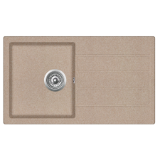 EVIDO Easy 45S gránit mosogató, 760 x 440 mm, avena mosogatótálca