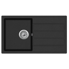 EVIDO EASY 45S gránit mosogató 760x440 antracit, doboz nélkül, lefolyógarnitúrával mosogatótálca