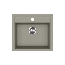 EVIDO EVIDO Quadro 6 gránit mosogató, 562 x 510 mm, platina mosogatótálca