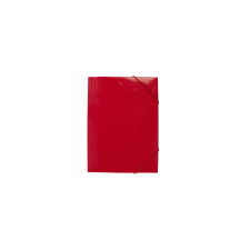 EVO Gumis mappa A4, 400g. karton EVOffice piros mappa