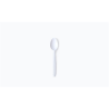 . . Evőkanál, műanyag, többször használatos, 18,5 cm, 50 db "Venus", fehér