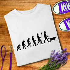  Evolúció férfi póló