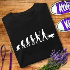  Evolúció férfi póló