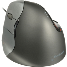 Evoluent Vertical Mouse 4 Left Vezetékes ergonomikus balkezes egér - Ezüst/Fekete egér