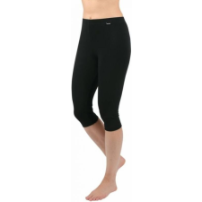 EVONA 3/4 capri pamut leggings fekete női nadrág