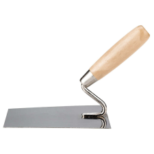 EvoTools rozsdamentes acél simító fa nyél, hossz 180 mm kőműves és burkoló szerszám