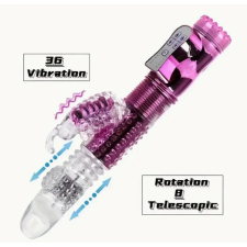  EwToys First Rabbit, Lila- Gyöngyös, lökő, forgófejes csiklóizgatós vibrátor vibrátorok