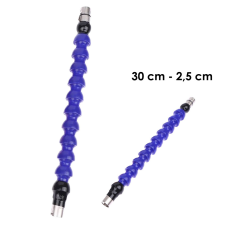  EwToys - Hajlítható hosszabító szexgépekhez - 30 cm - kék vibrátorok