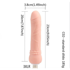  EwToys - Szexgép dildo 13. - Testszínű, 20 cm. vibrátorok