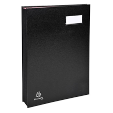 Exacompta Aláírókönyv Exacompta 240x320 mm 12 részes fekete aláírókönyv