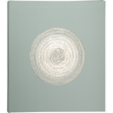 Exacompta fotóalbum (29x32cm, 60old, 300 fotó) pasztellzöld, arany mintás fényképalbum