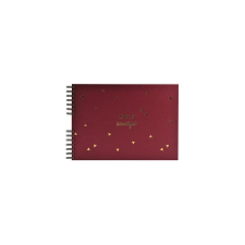 Exacompta Fotóalbum, spirál, 32x22 cm, 25 lap, EXACOMPTA "Life", piros fényképalbum