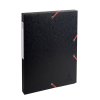 Exacompta Füzetbox karton Exacompta A/4 25 mm gerinccel prespán fekete