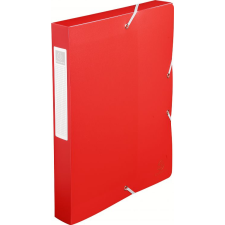 Exacompta füzetbox  PP  piros  A4  40mm füzetbox