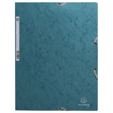 Exacompta gumis mappa, A4, 400g, óceánzöld Skandi mappa