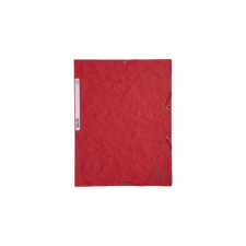 Exacompta gumis mappa, A4, 400g, piros mappa